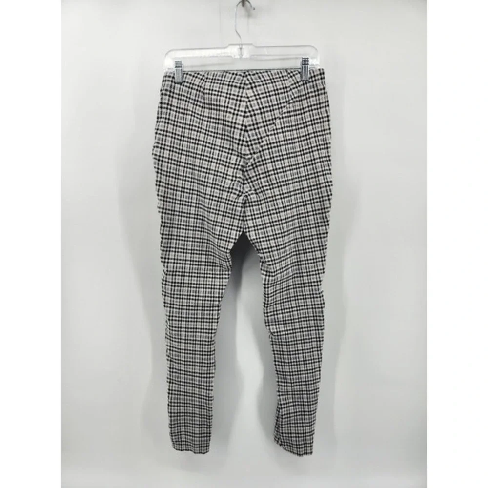 Michael Kors‎ Plaid Houndstooth Print Pants Career Casual Trousers Pull On M